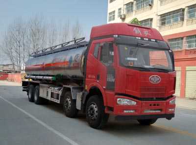 National V emission standard Jiefang 8x4 aluminum alloy oil tanker